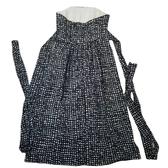 4.Collective Barcelona Dress, Black Checkered,Sleeveless Midi Dress Size 10 NWT - Picture 7 of 10